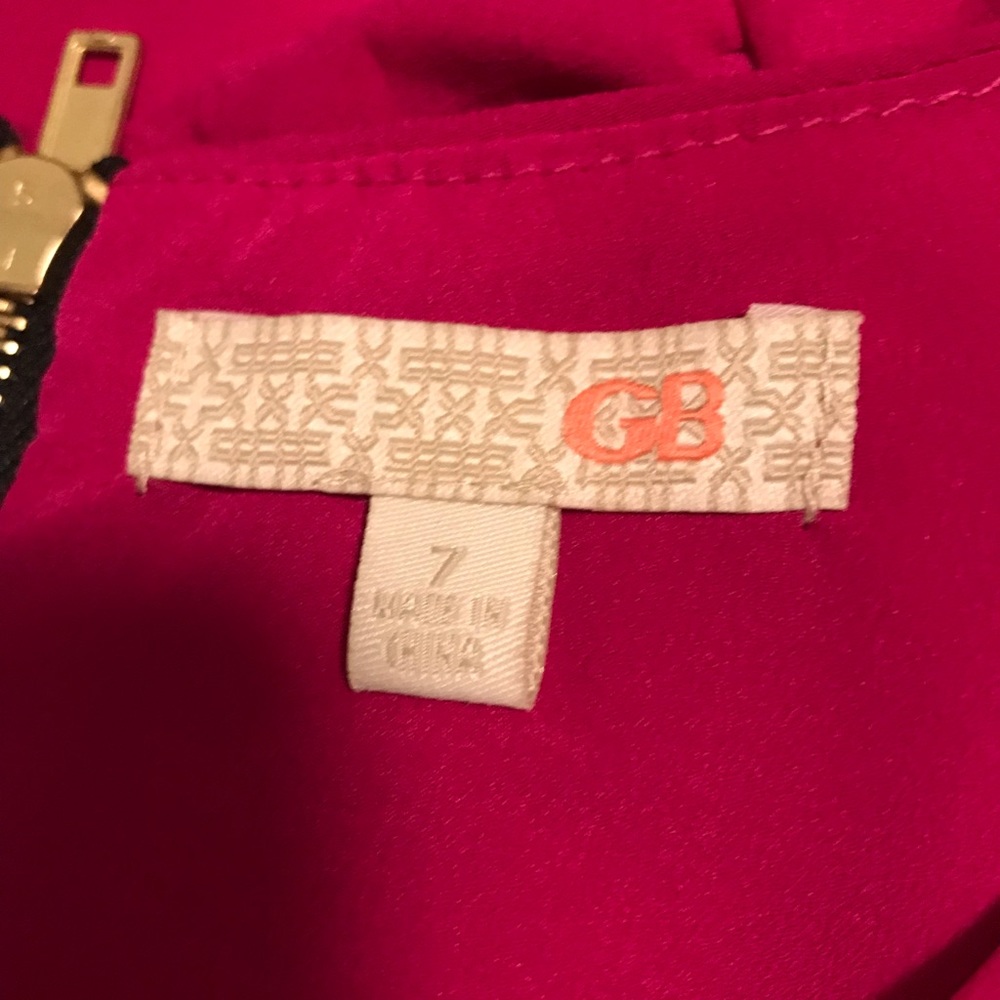 🌷Pink/Navy LS Dress🌷 - Picture 6 of 7